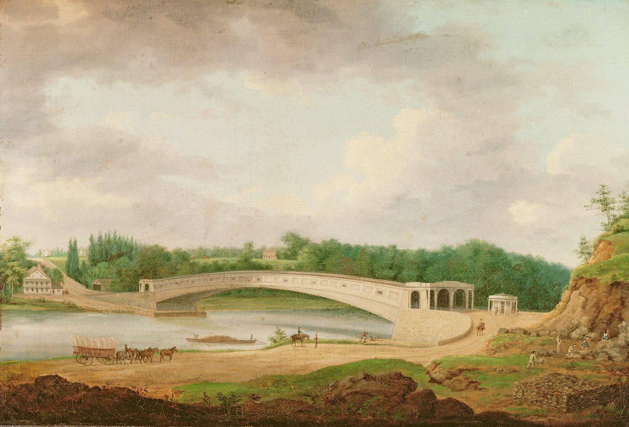 Oberer Fährbrücke in Fairmount von Thomas Birch