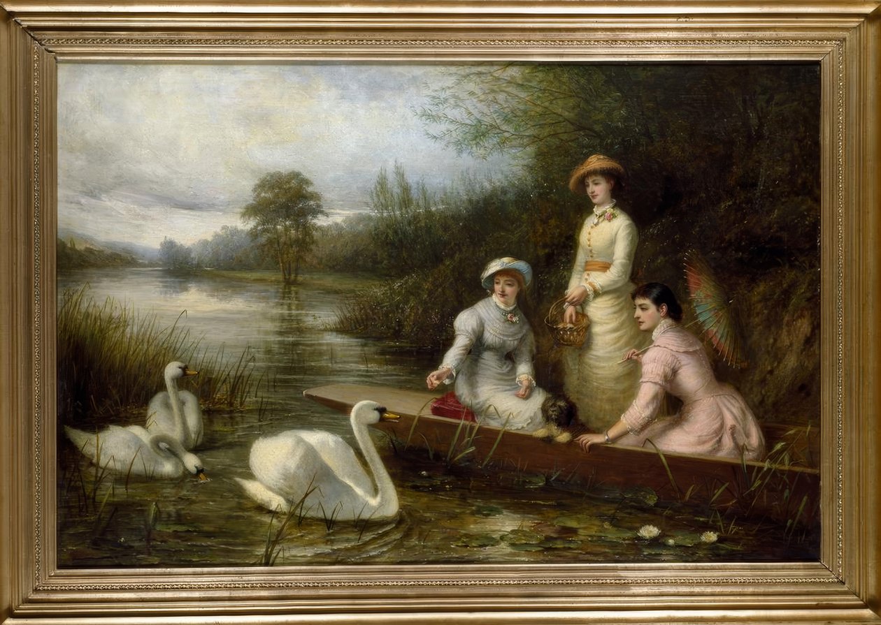 Haustiere unseres Flusses, Gemälde, 1882 von Thomas Brooks