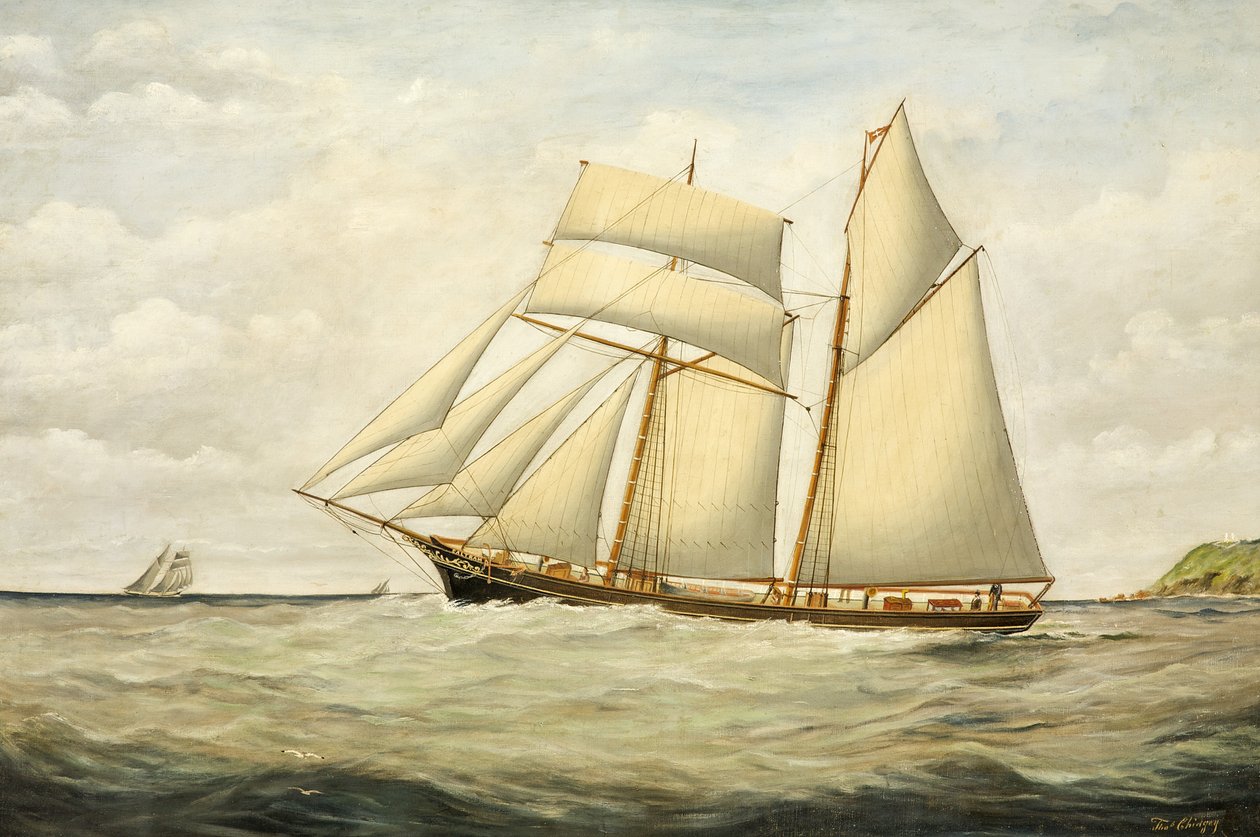 Schoner Saltram, 1890-1900 von Thomas Chidgey