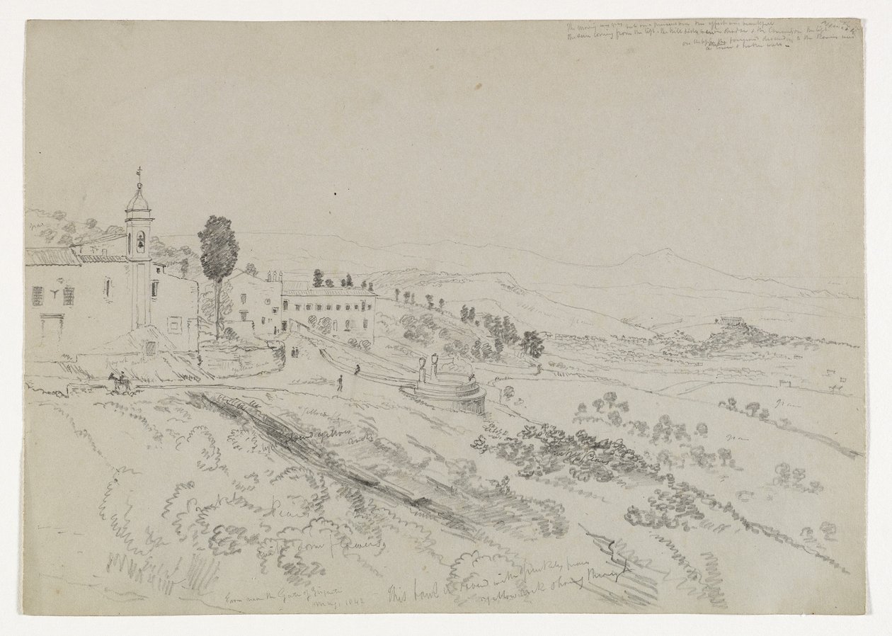 Vom Tor von Girgenti, Sizilien, 1842 von Thomas Cole