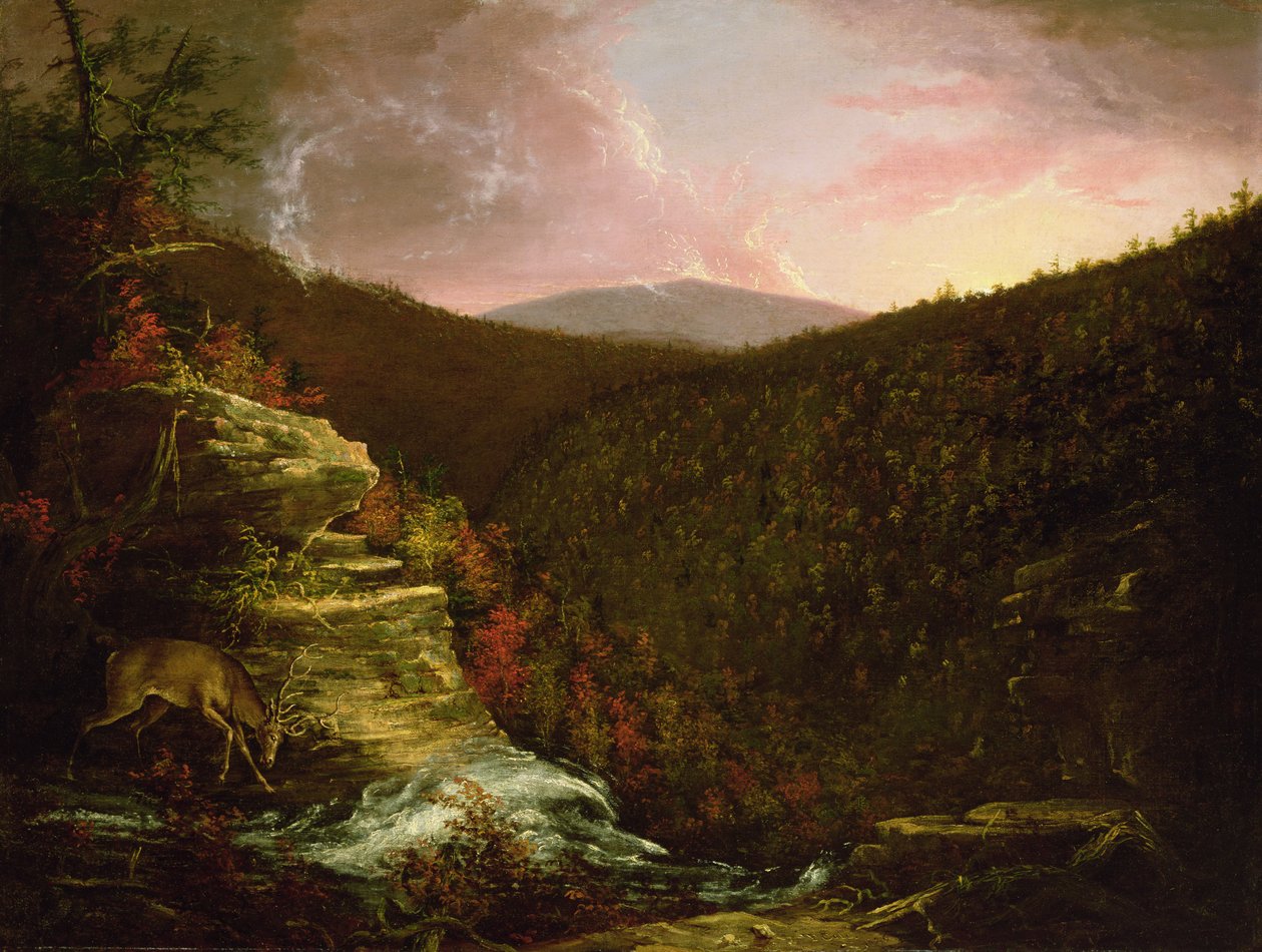 Vom Gipfel der Kaaterskill-Fälle von Thomas Cole