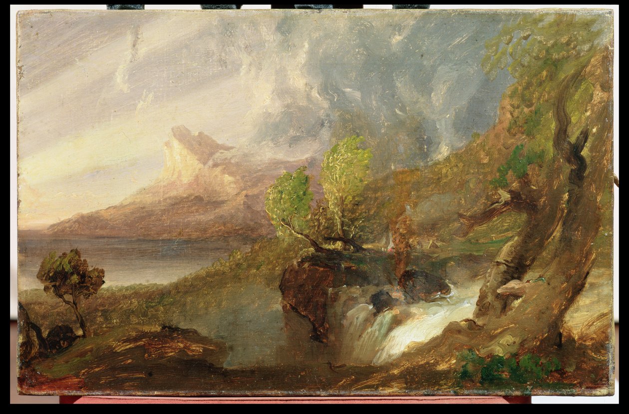 Studie für eine wilde Szene, 1831 von Thomas Cole