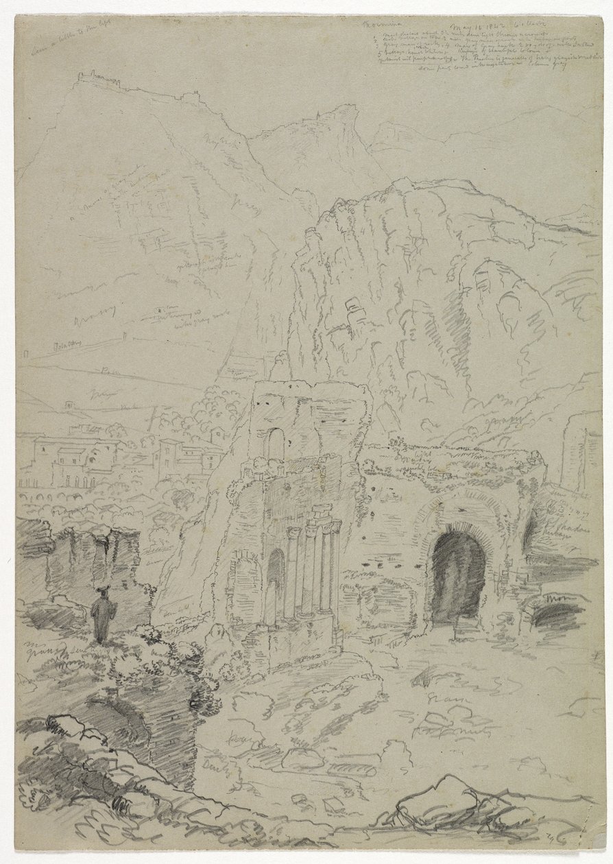 Taormina, Sizilien, 1842 von Thomas Cole