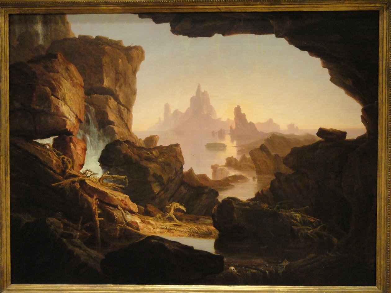 Das Nachlassen der Wasser der Sintflut von Thomas Cole
