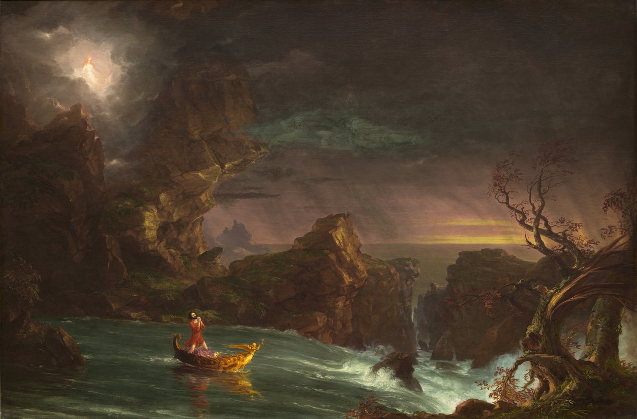 Die Reise des Lebens: Mannesalter, 1842 von Thomas Cole