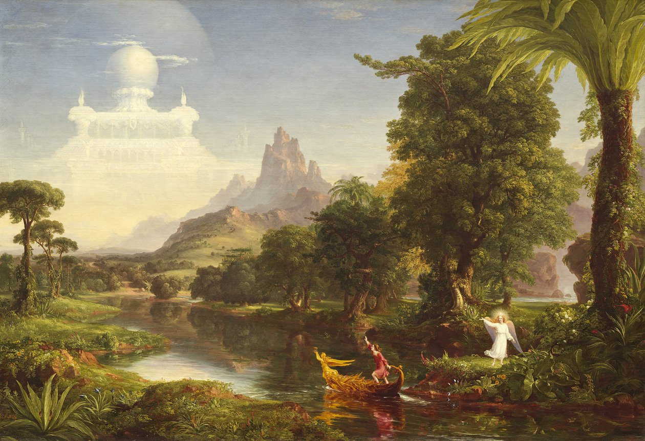 Die Reise des Lebens: Jugend, 1842 von Thomas Cole