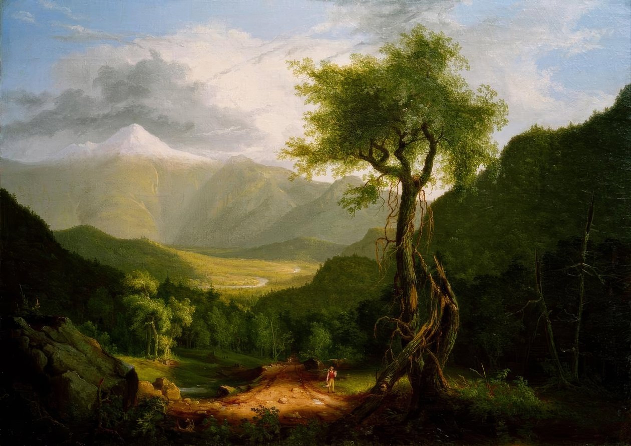 Ansicht in den Weißen Bergen von Thomas Cole