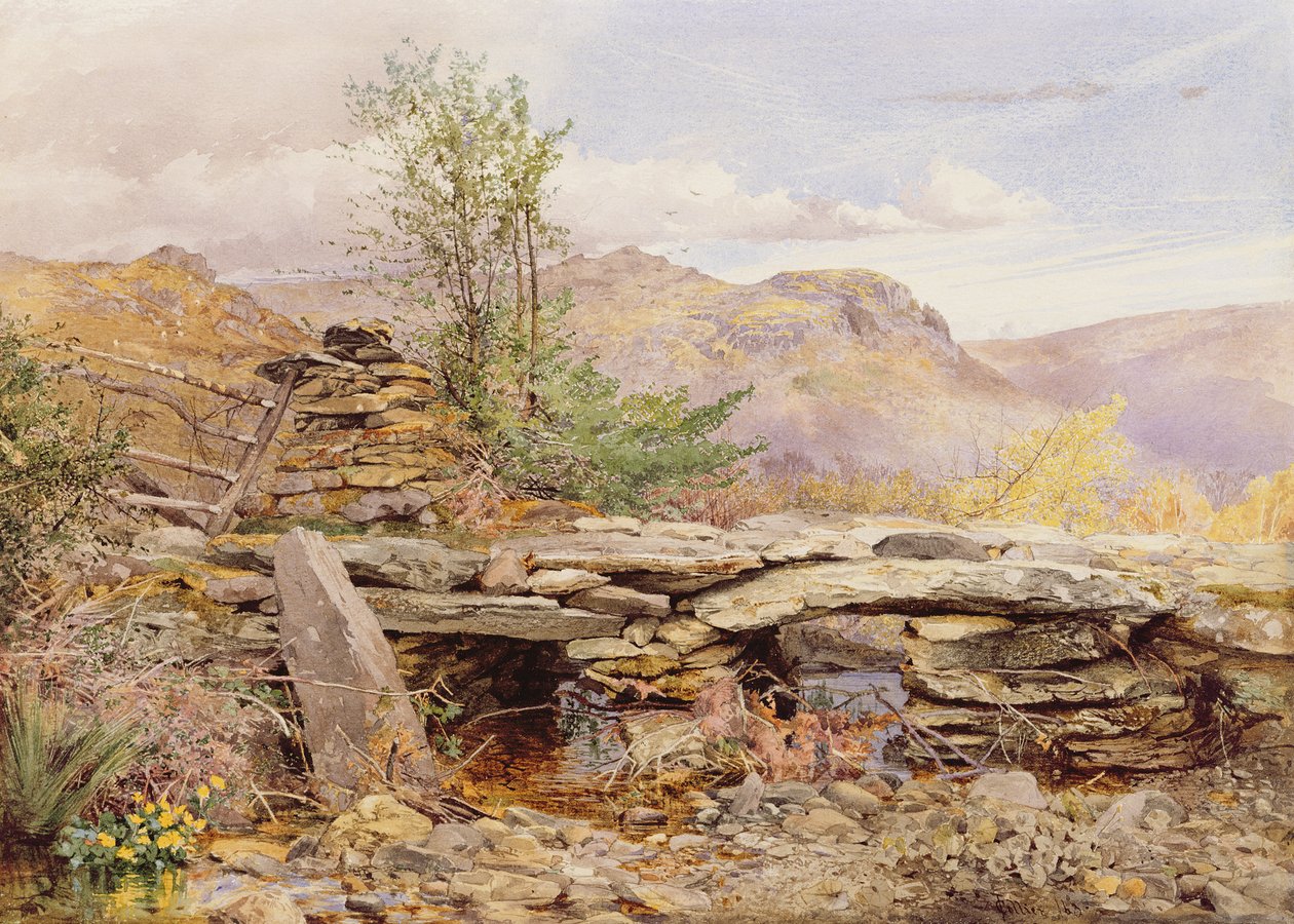 Pentre Ddu Brücke, Nordwales von Thomas Collier