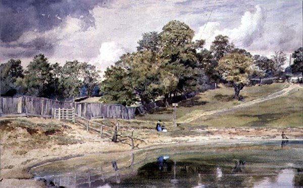Teich in Hampstead von Thomas Collier