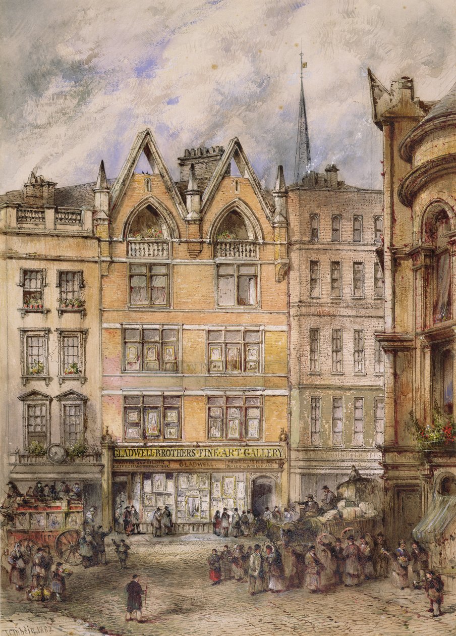 Ansicht der Gracechurch Street, 1882 von Thomas Colman Dibdin