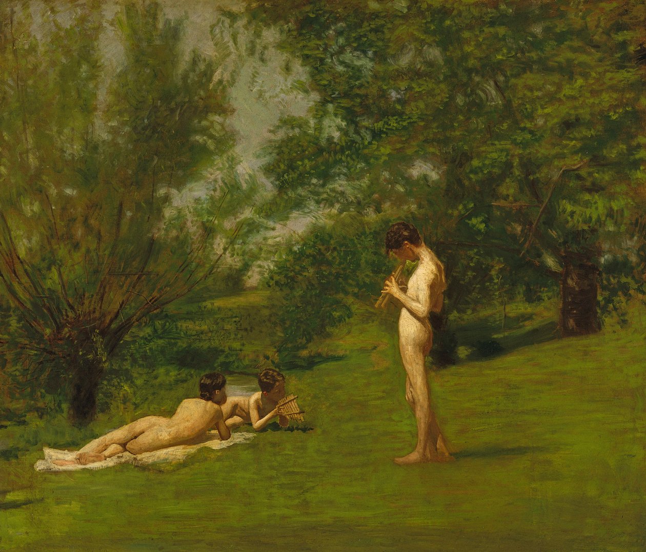 Arkadien, ca. 1883 von Thomas Eakins