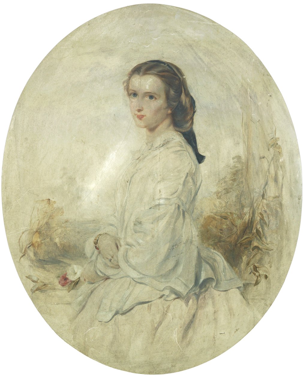 Porträt eines Mädchens von Thomas Crane