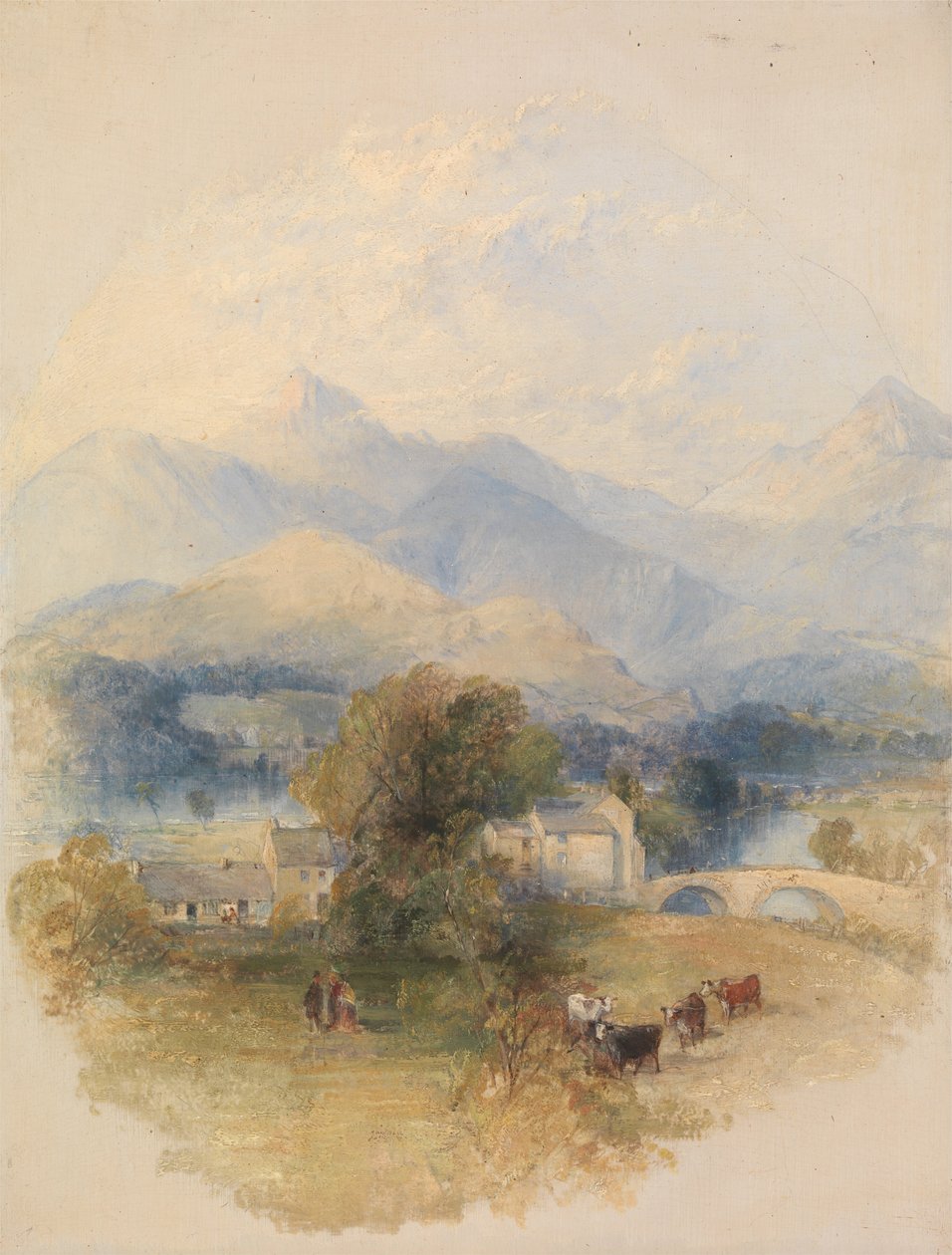 Blick vom Haus von Herrn Southey, Keswick von Thomas Creswick