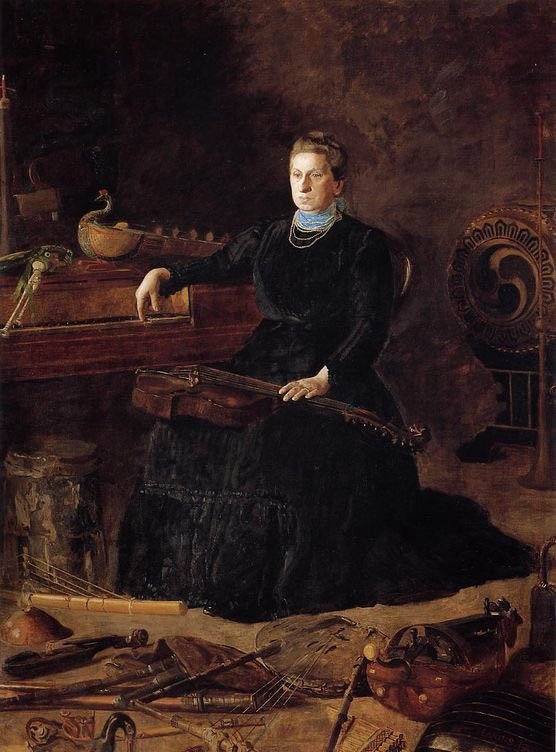 Porträt von Sarah Sagehorn Frishmuth von Thomas Eakins