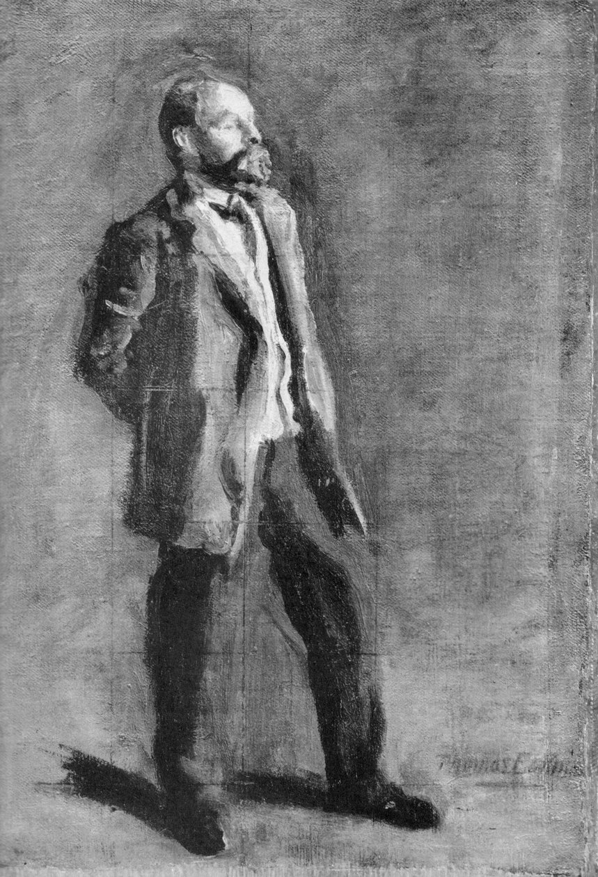 Skizze für das Porträt von John McLure Hamilton von Thomas Eakins
