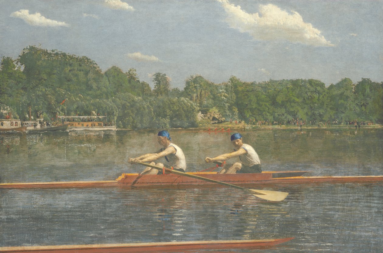 Die Biglin-Brüder beim Rennen von Thomas Eakins
