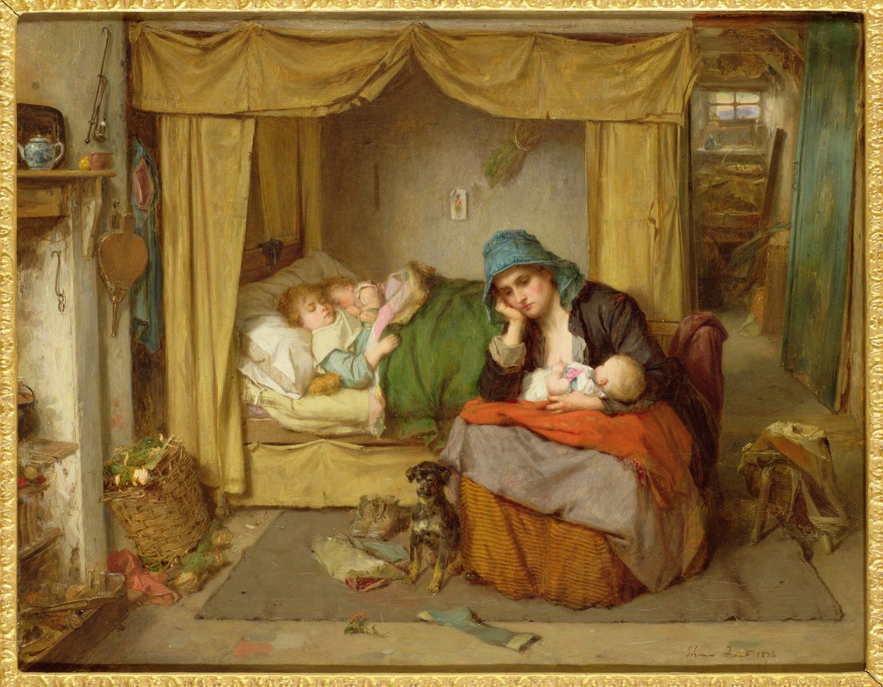 Das Ende eines glücklichen Tages von Thomas Faed