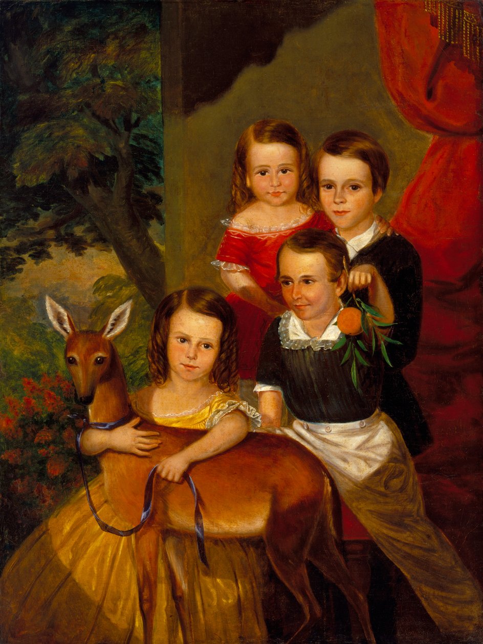 Porträt der Jones-Kinder von Galveston, ca. 1853 von Thomas Flintoff