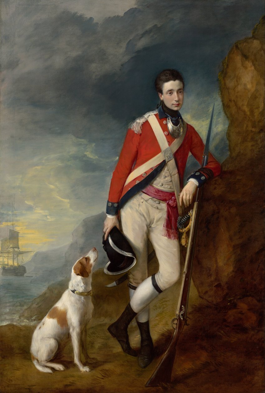 Ein Offizier des 4. Regiments zu Fuß von Thomas Gainsborough