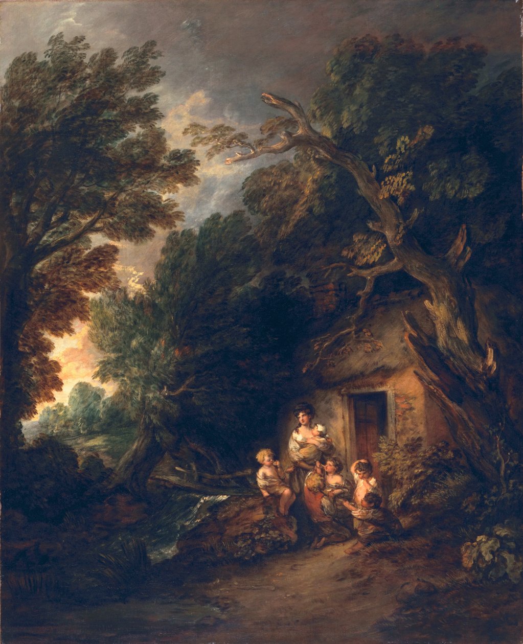 Cottage-Tür, ca. 1780 von Thomas Gainsborough
