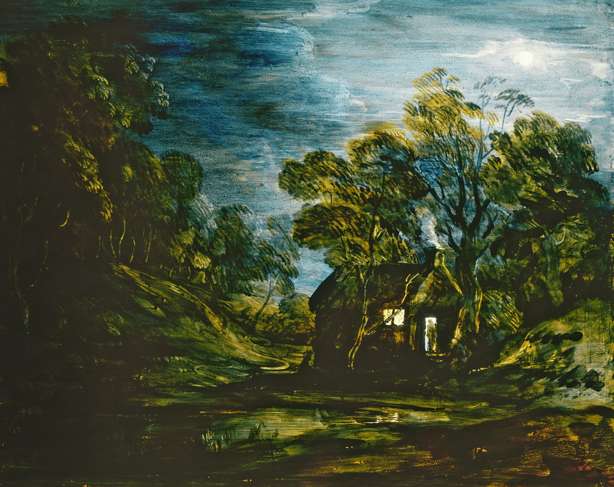Hütte im Mondlicht von Thomas Gainsborough
