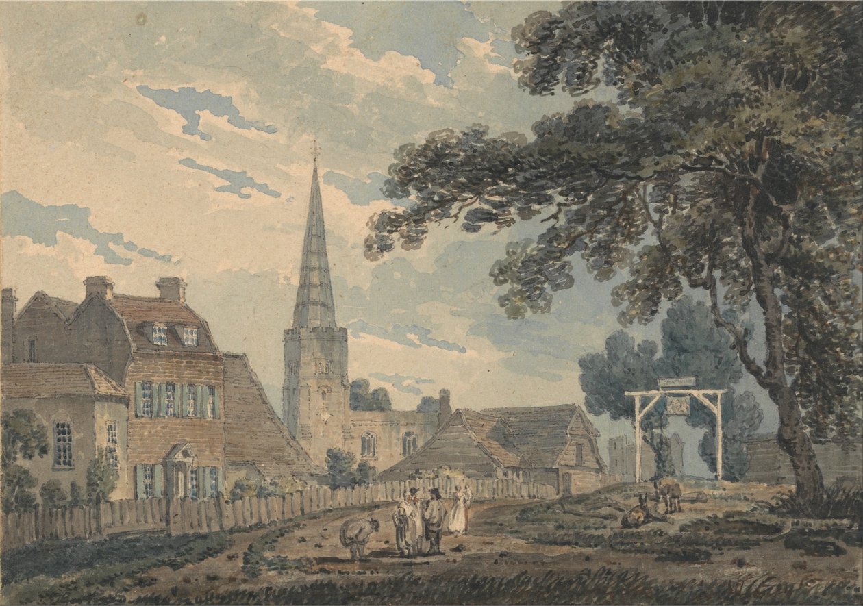 Harrow-on-the-Hill, Middlesex von Thomas Girtin