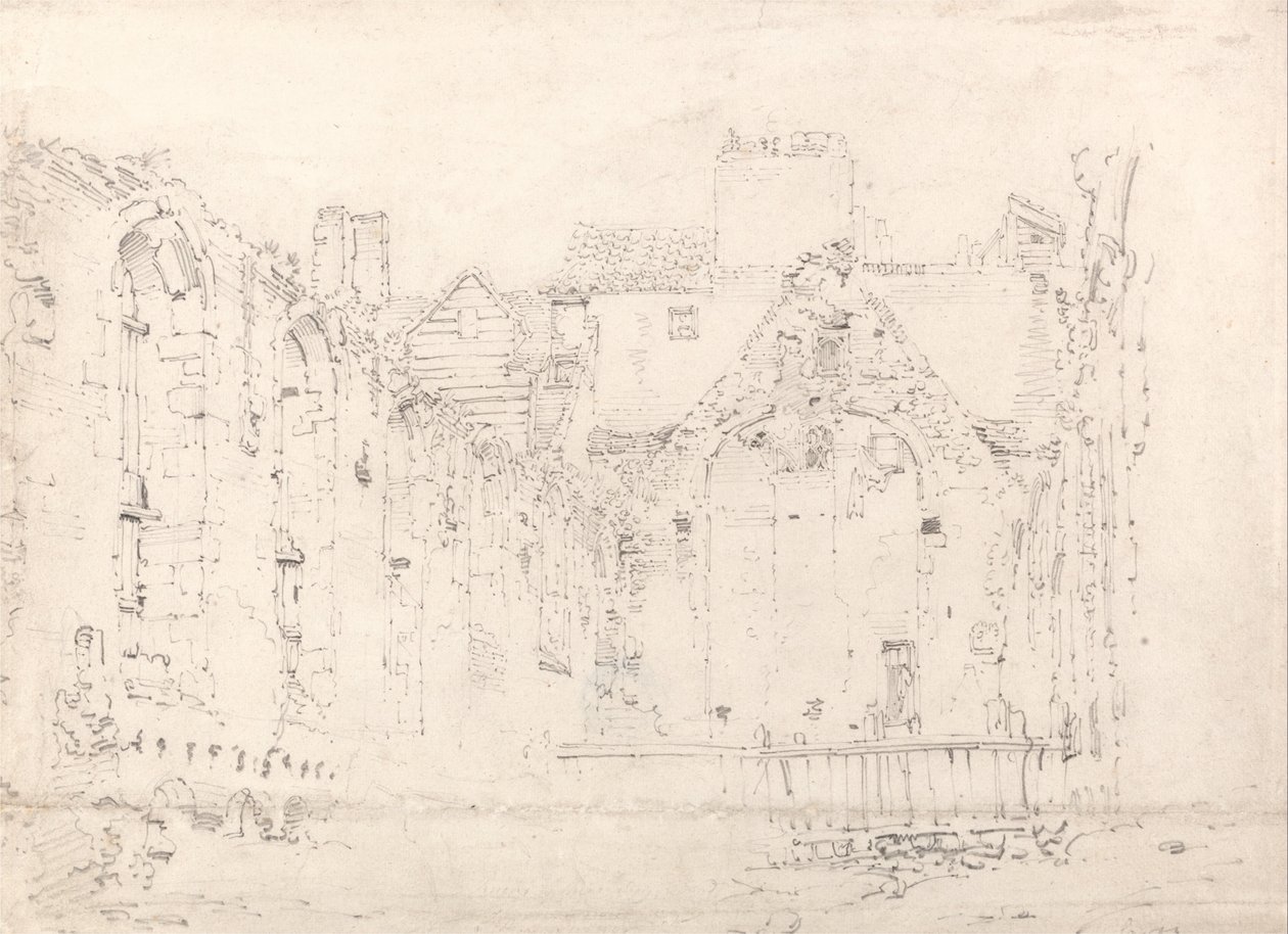 Ruinen des Savoy Palace von Thomas Girtin