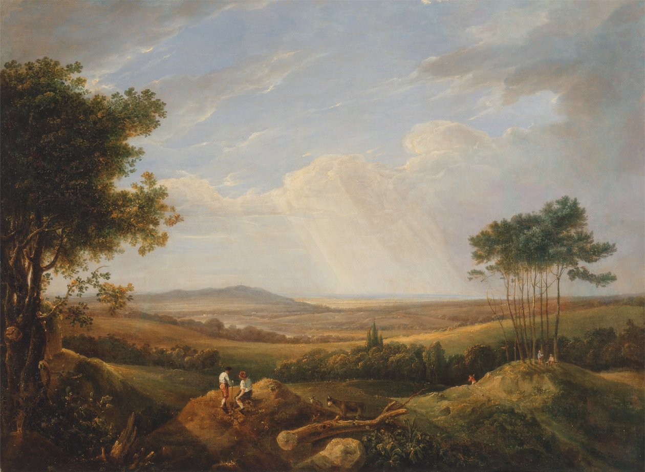 Landschaft mit Figuren von Thomas Hastings