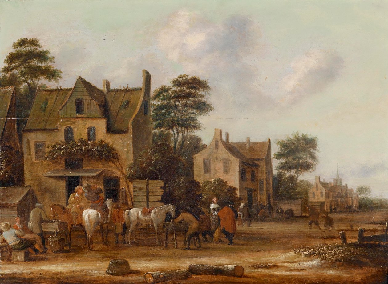 Dorfstraße von Thomas Heeremans