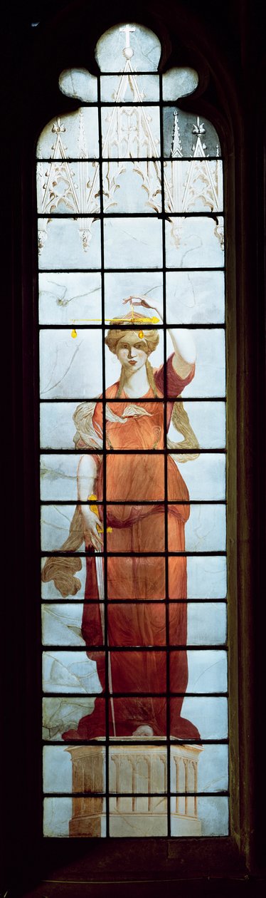 Gerechtigkeit (Buntglas) von Thomas Jervais