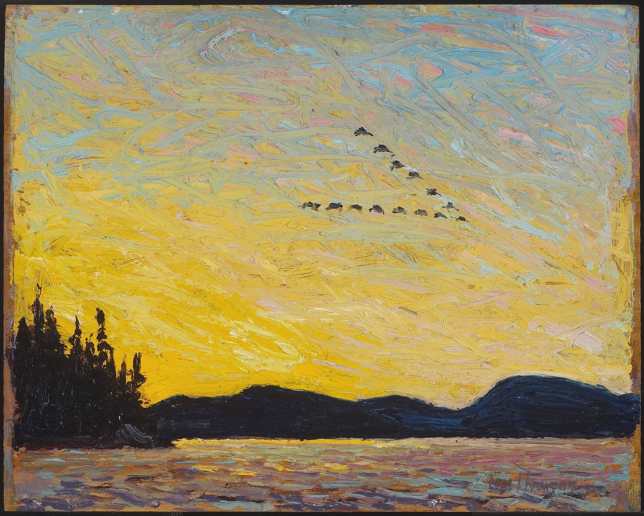 Runder See, Mud Bay, 1915 von Tom Thomson