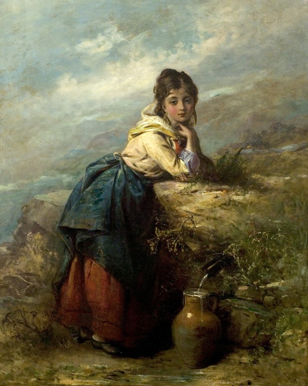 Ein Bergmädchen von Thomas Kent Pelham