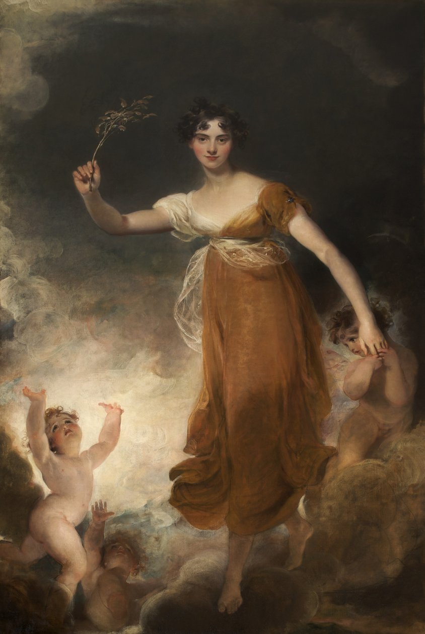 Porträt von Georgina Maria, Lady Leicester als Hoffnung, 1814 von Thomas Lawrence