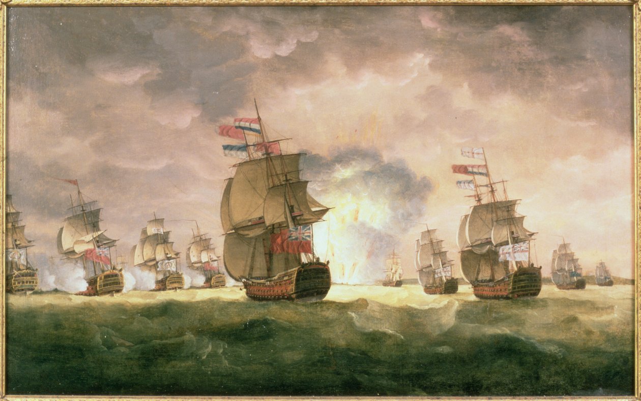 Rodneys Sieg vor Kap St. Vincent von Thomas Luny