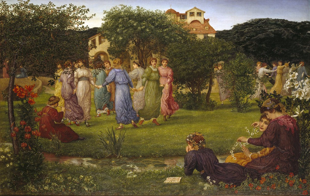 Die tanzenden Mädchen, ca. 1882 von Thomas Matthews Rooke