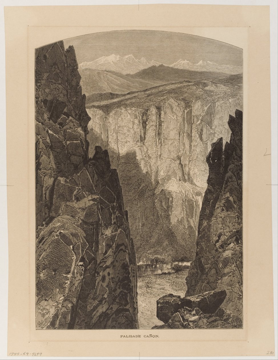 Palisaden-Canyon von Thomas Moran