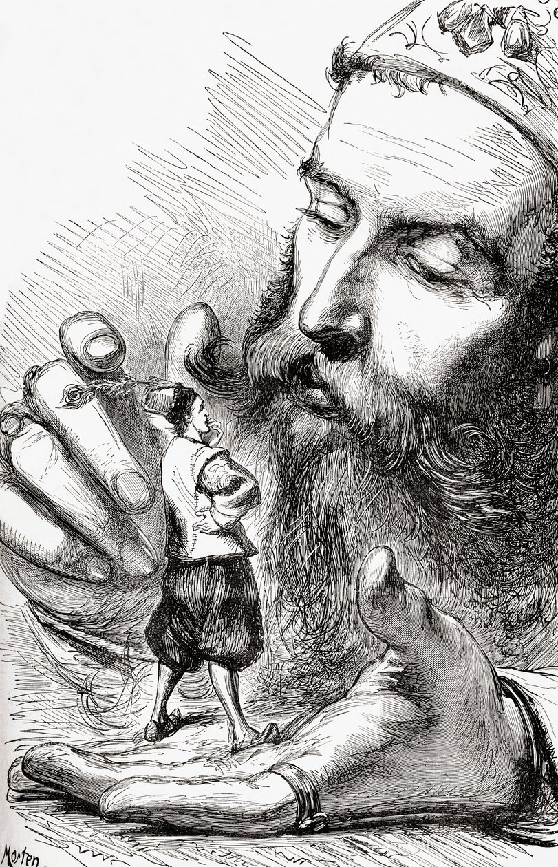 Mein kleiner Freund Grildrig, du hast ein bewundernswertes Loblied auf dein Land gemacht, Illustration aus 
