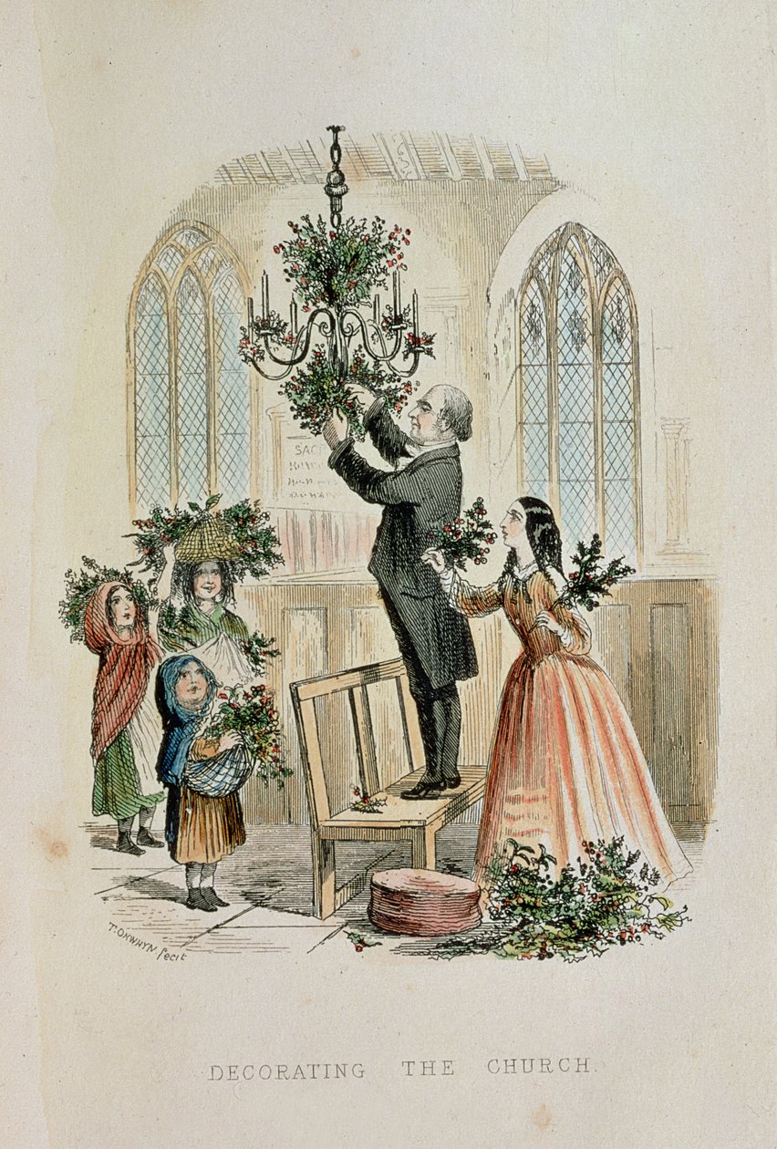 Dekoration der Kirche, aus 