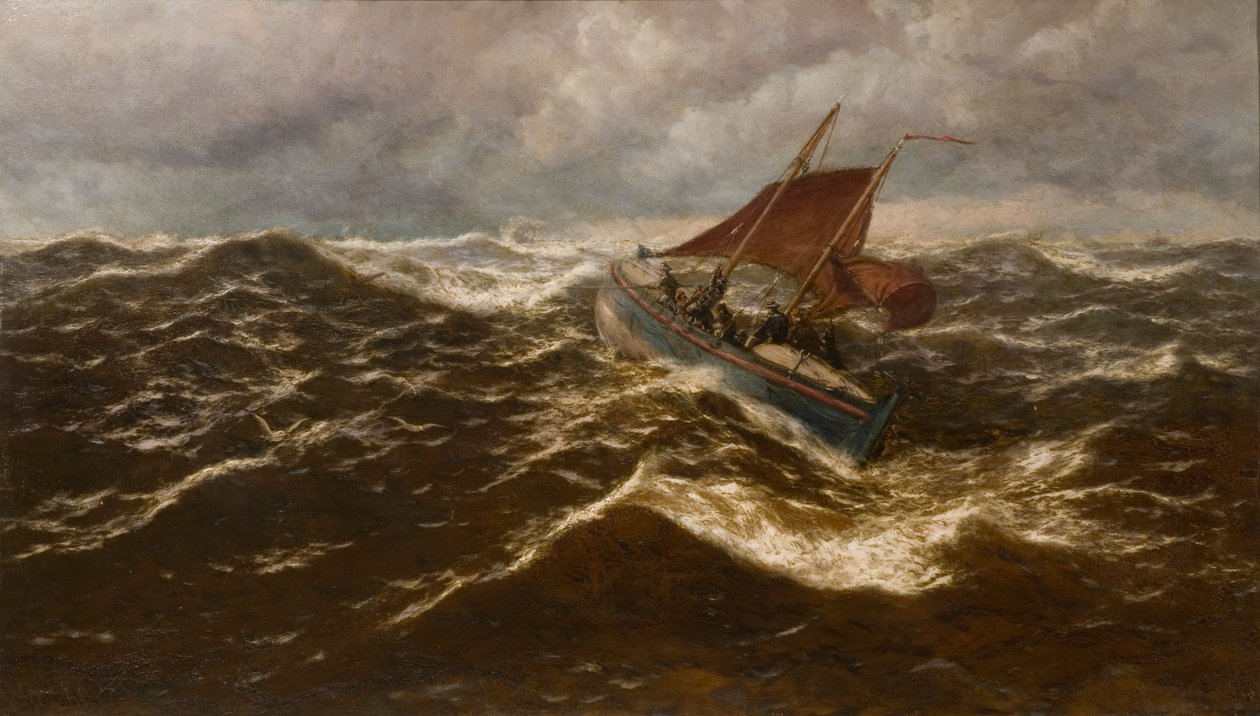 Weg zu den Goodwin Sands (Dover Rettungsboot) von Thomas Rose Miles