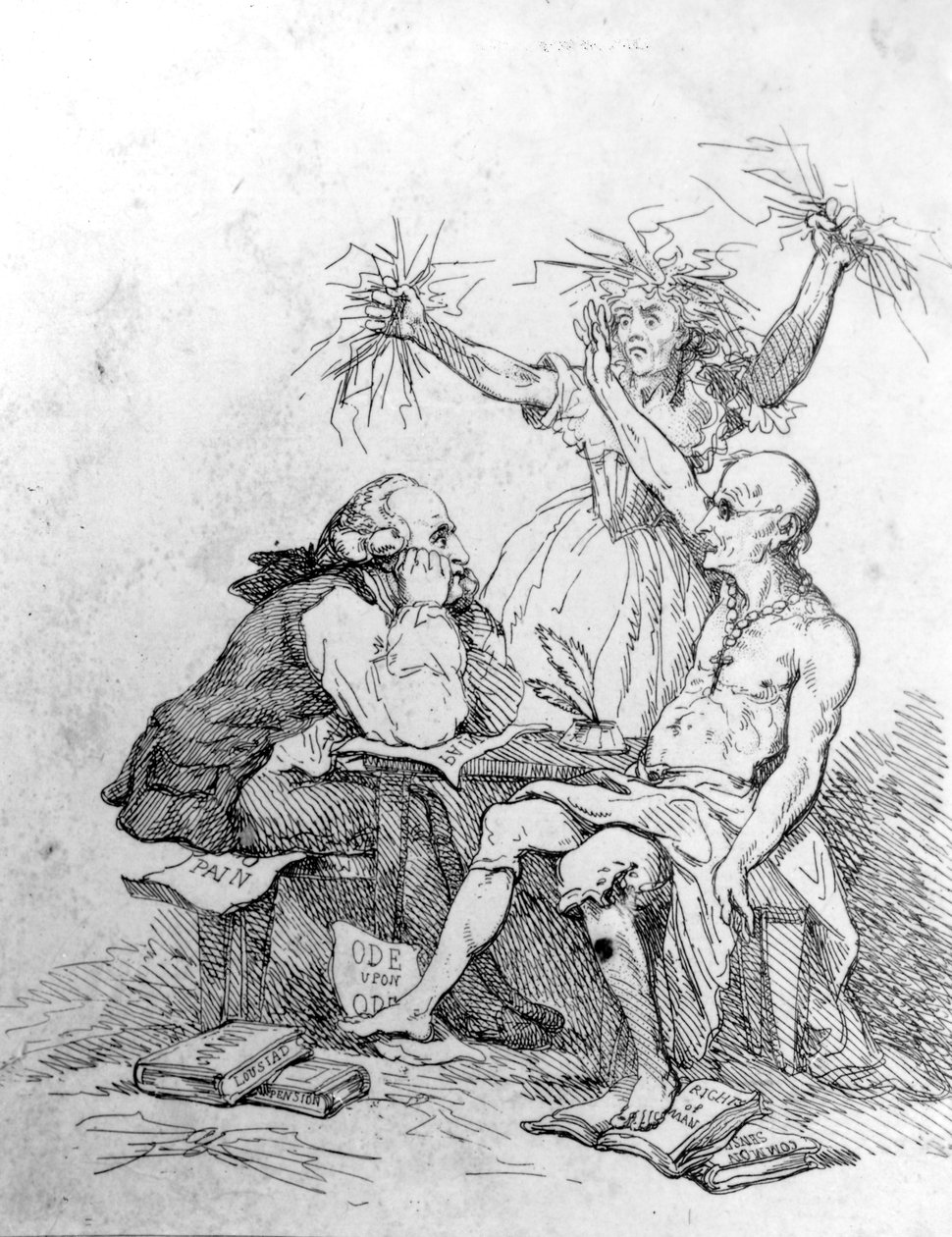 Ein Blick nach Bethlehem, ca. 1793 von Thomas Rowlandson