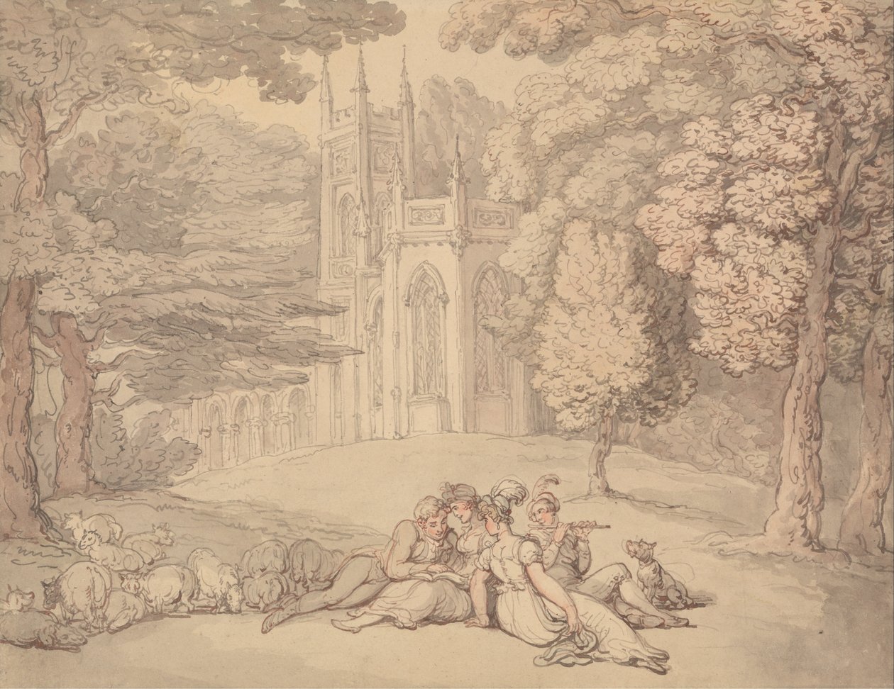 Ein Sommeridyll von Thomas Rowlandson