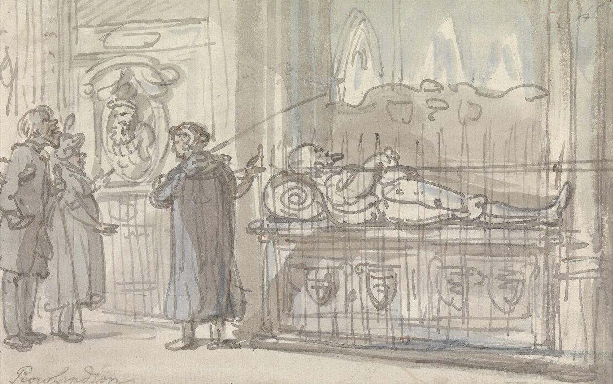Eine Tour in einer Kathedrale von Thomas Rowlandson