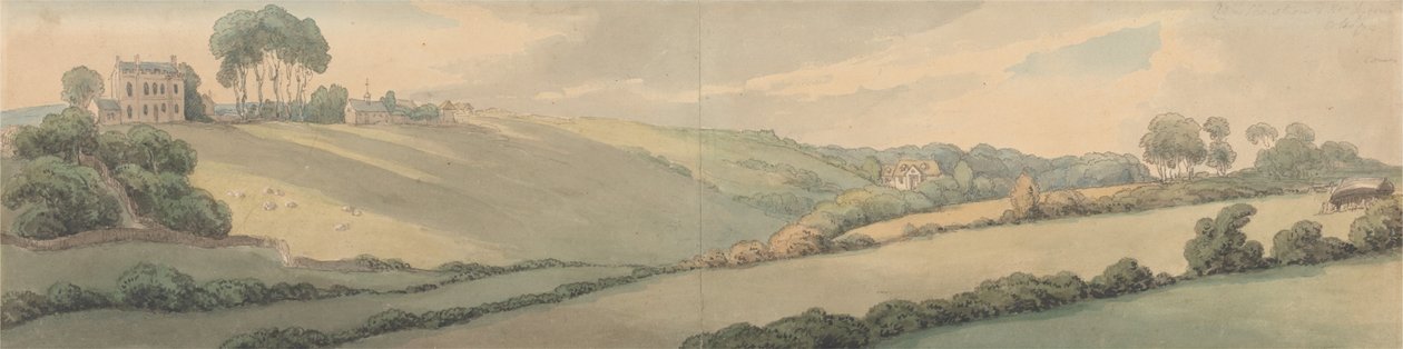 Admiral Christians und Mr. Lysons Cottages, Cowes von Thomas Rowlandson