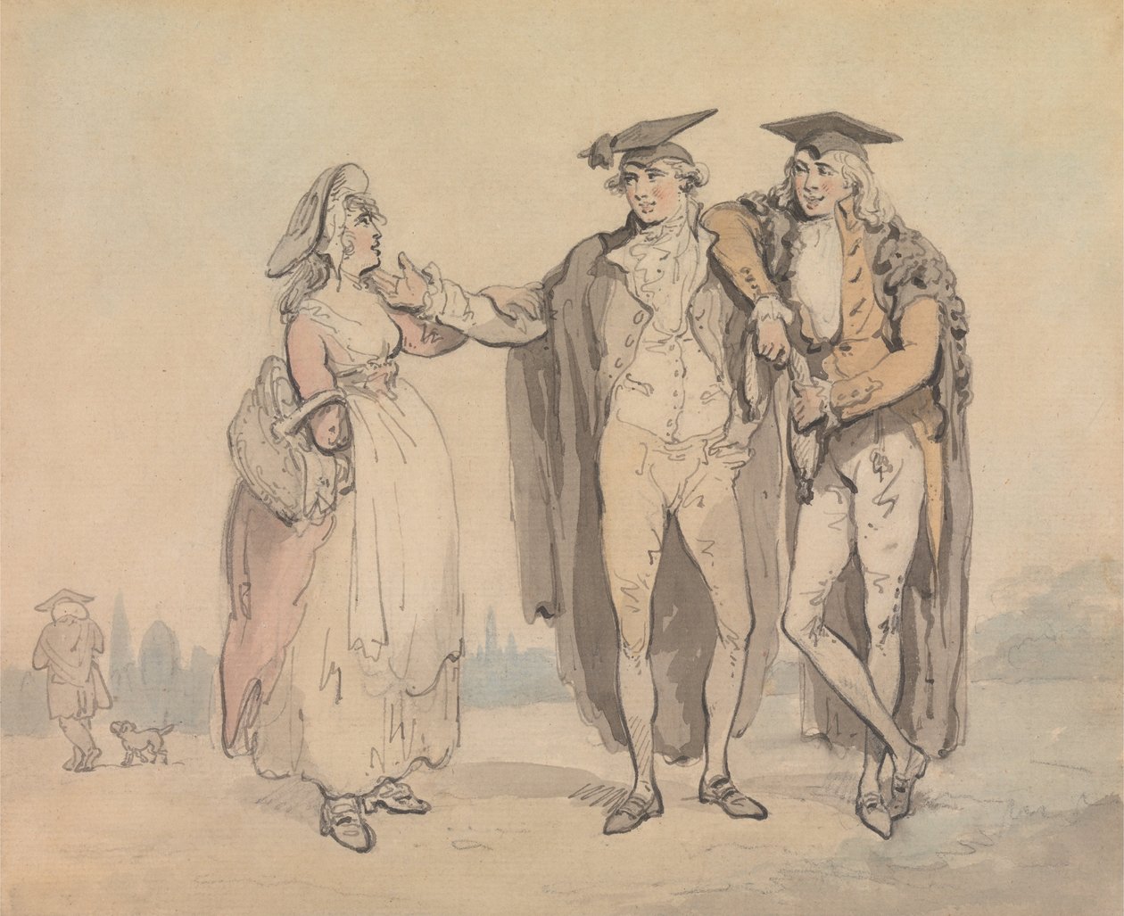 Hirsche des ersten Kopfes von Thomas Rowlandson
