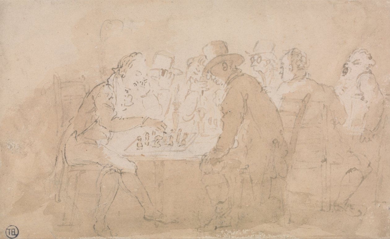 Schachspieler von Thomas Rowlandson