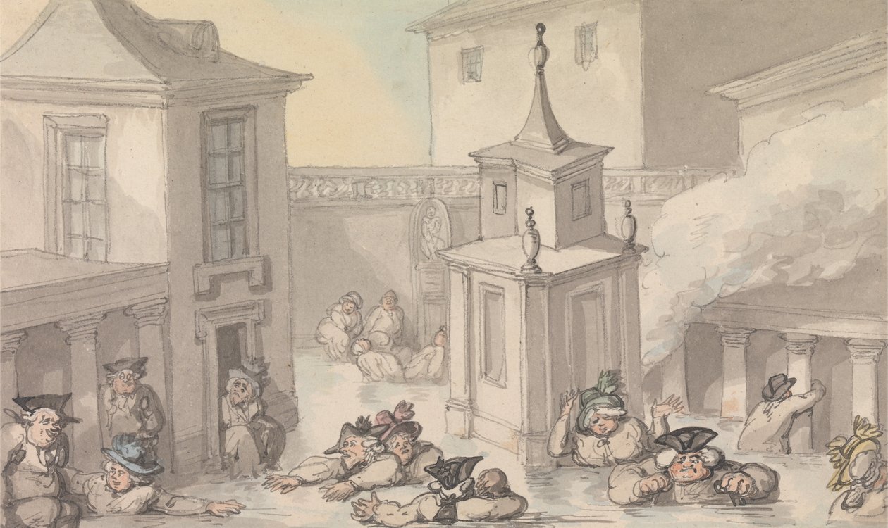 Komfort von Bath - Das Bad von Thomas Rowlandson