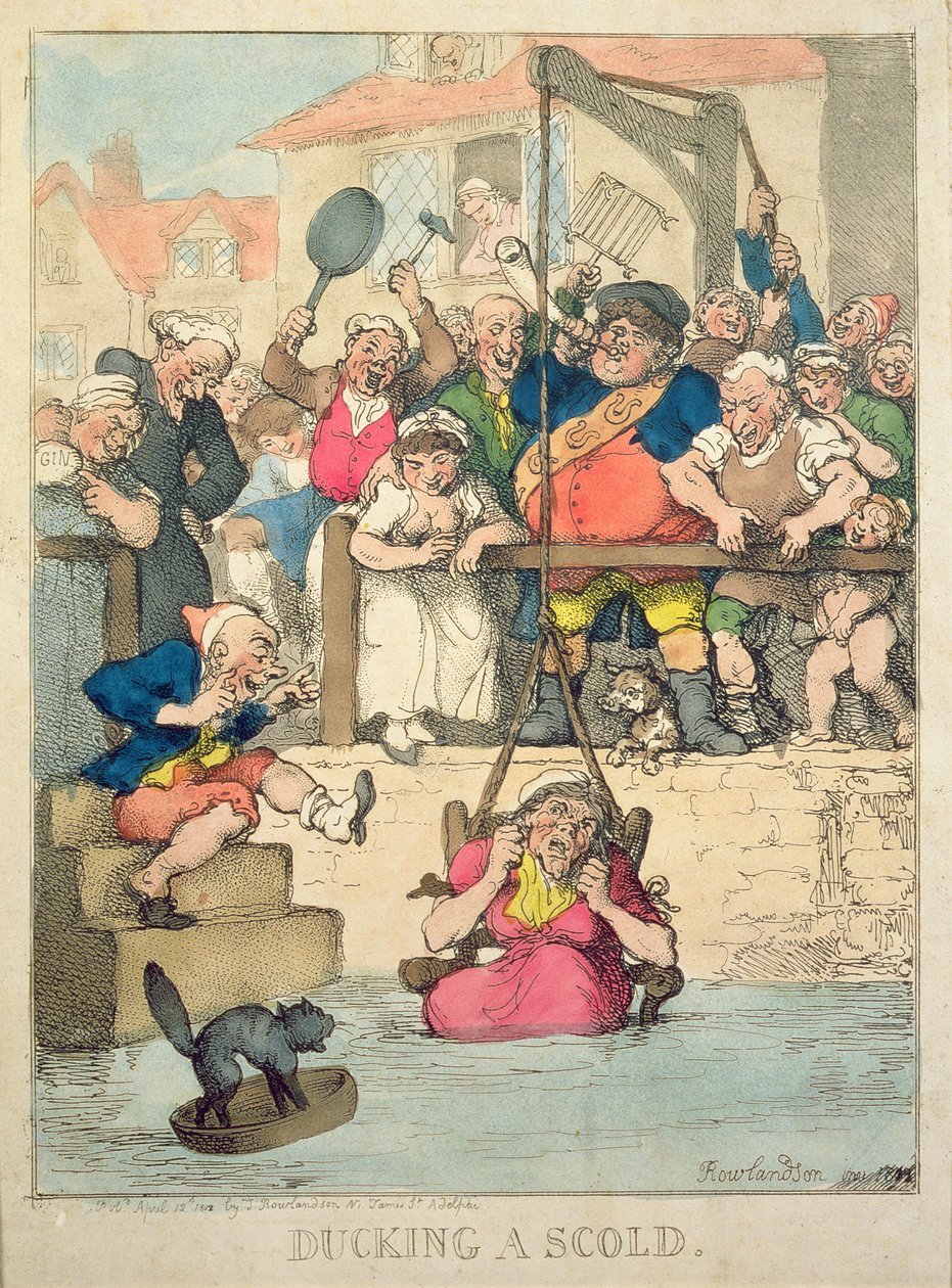 Eine Schimpfkanone, 1812 von Thomas Rowlandson