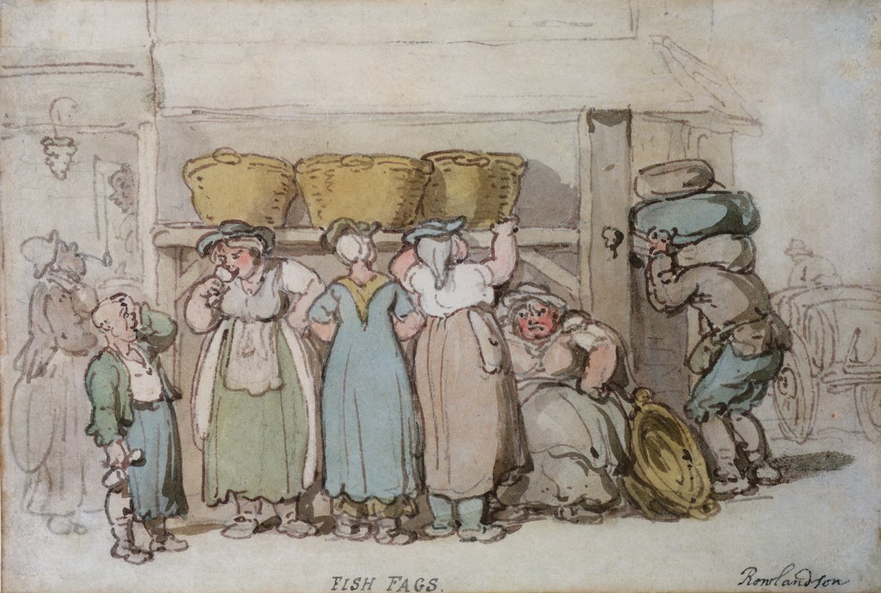 Fischweiber von Thomas Rowlandson