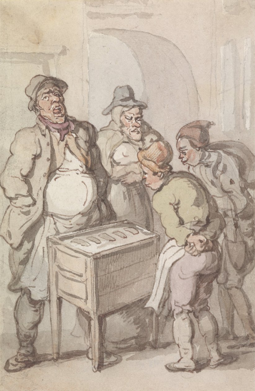 Heißes Gewürzlebkuchen, alles heiß von Thomas Rowlandson