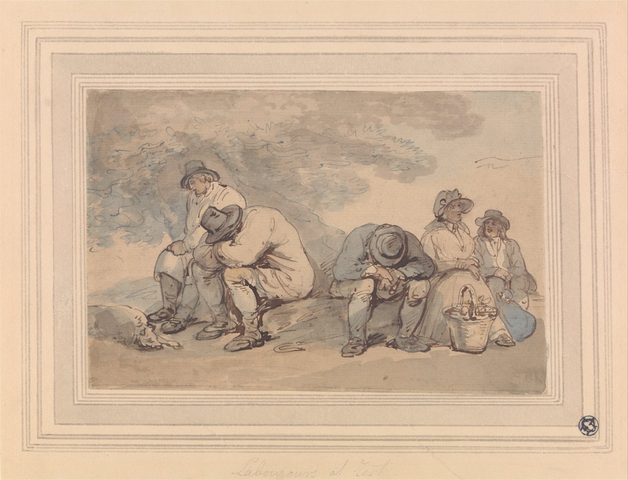 Arbeiter bei der Rast von Thomas Rowlandson